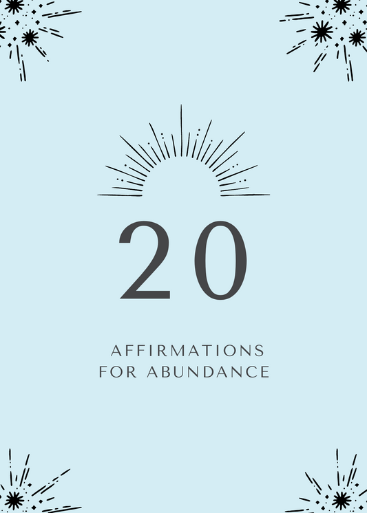 Abundance Affirmation Cards